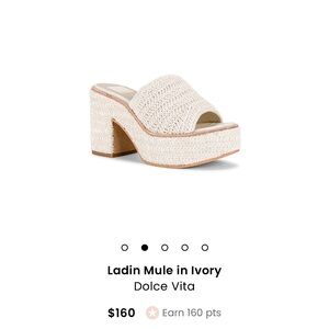 Dolce Vita Ladin Mule in Ivory